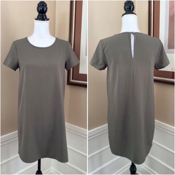 Forever 21 Dresses & Skirts - Basic Sage Shift Dress